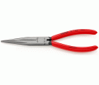 Knipex Alicate para mecánicos, bocas rectas semiredondas - con mangos recubiertos de plástico