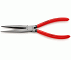 Knipex Alicate para mecánicos, bocas rectas semiredondas - con mangos recubiertos de plástico 200 mm