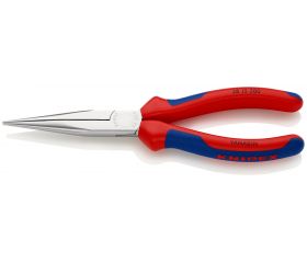 Knipex Alicate para mecánicos, bocas rectas semiredondas - con mangos bicomponentes