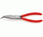 Knipex Alicate para mecánicos, bocas 40º semiredondas - con mangos recubiertos de plástico