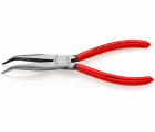 Knipex Alicate para mecánicos, bocas 40º semiredondas - con mangos recubiertos de plástico 200 mm