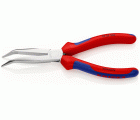 Knipex Alicate para mecánicos, bocas 40º semiredondas - con mangos bicomponentes 200 mm