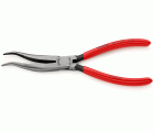 Knipex Alicate para mecánicos, bocas en forma de palomilla semiredondas - con mangos recubiertos de plástico 200 mm