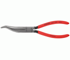 Knipex Alicate para mecánicos, bocas en forma de palomilla semiredondas - con mangos recubiertos de plástico 200 mm
