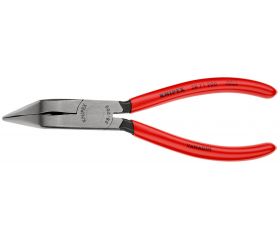 Knipex Alicate para mecánicos, bocas 70º semiredondas 200 mm