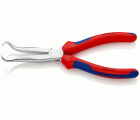 Knipex Alicate para mecánicos, bocas 45º semiredondas para extraer bujías - con mangos bicomponentes 200 mm