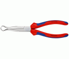 Knipex Alicate para mecánicos, bocas 45º semiredondas para extraer bujías - con mangos bicomponentes 200 mm