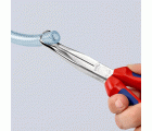 Knipex Alicate para mecánicos, bocas 45º semiredondas para extraer bujías - con mangos bicomponentes 200 mm
