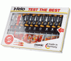 Felo Juego de destornilladores ERGONIC XL Rack 10-pcs. SL/PH/TORX®