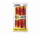 Felo Juego de destornilladores aislados ERGONIC 6-pcs. SL/PH