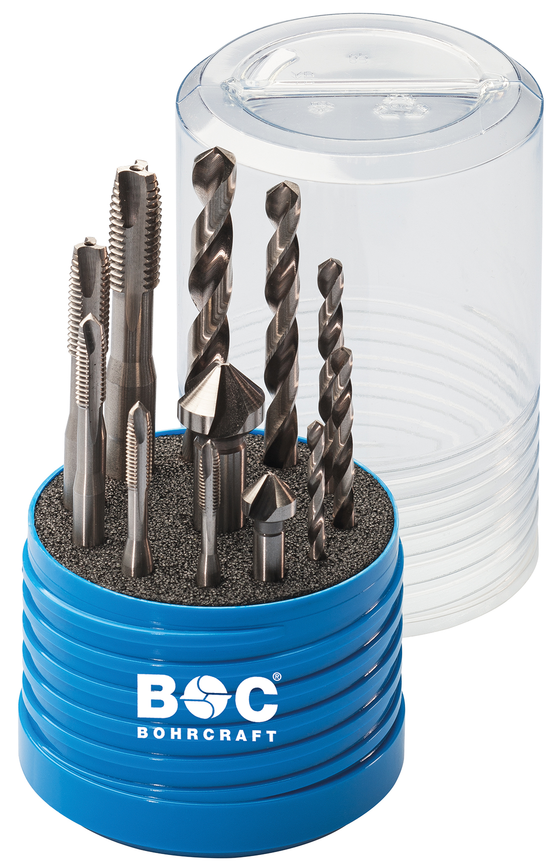 Bohrcraft Juego machos de roscar a máquina DIN 371/376 H35° HSS-E RG 12 RSP