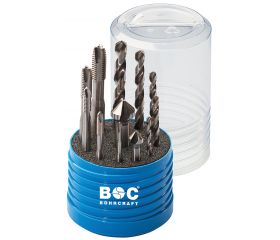 Bohrcraft Juego machos de roscar a máquina DIN 371/376 H35° HSS-E RG 12 RSP