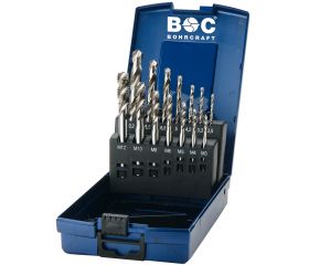 Bohrcraft Juego machos de roscar a máquina anillo verde Profi Plus M DIN 371/376 Forma RSP40°