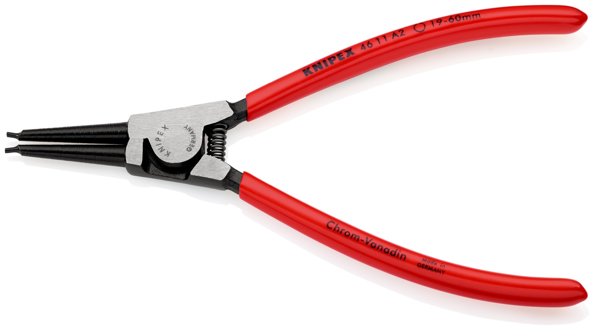 Knipex Alicate para arandelas exteriores - rectos 180 mm