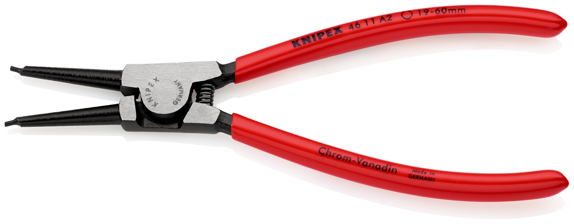Knipex Alicate para arandelas exteriores - rectos 180 mm