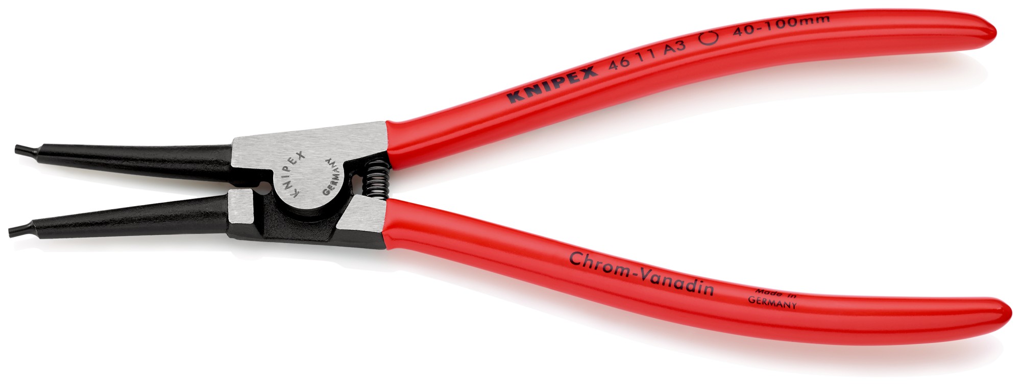 Knipex Alicate para arandelas exteriores - rectos 210 mm