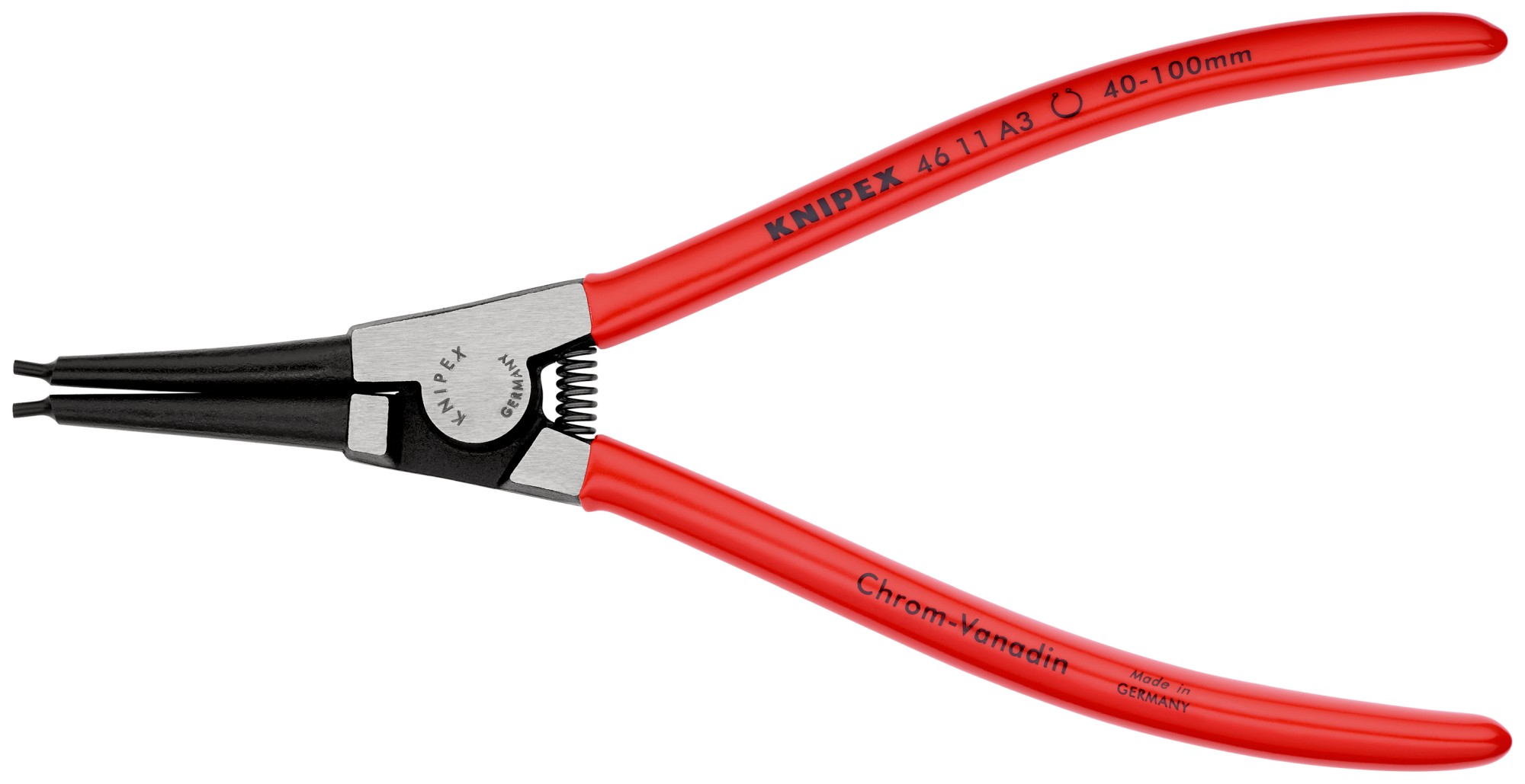 Knipex Alicate para arandelas exteriores - rectos 210 mm