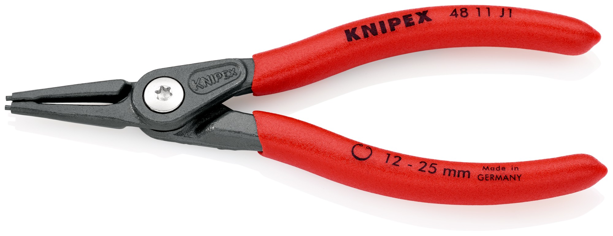 Knipex Alicate de precisión para arandelas interiores - rectos 140 mm