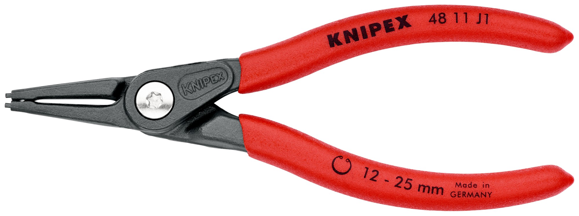 Knipex Alicate de precisión para arandelas interiores - rectos 140 mm