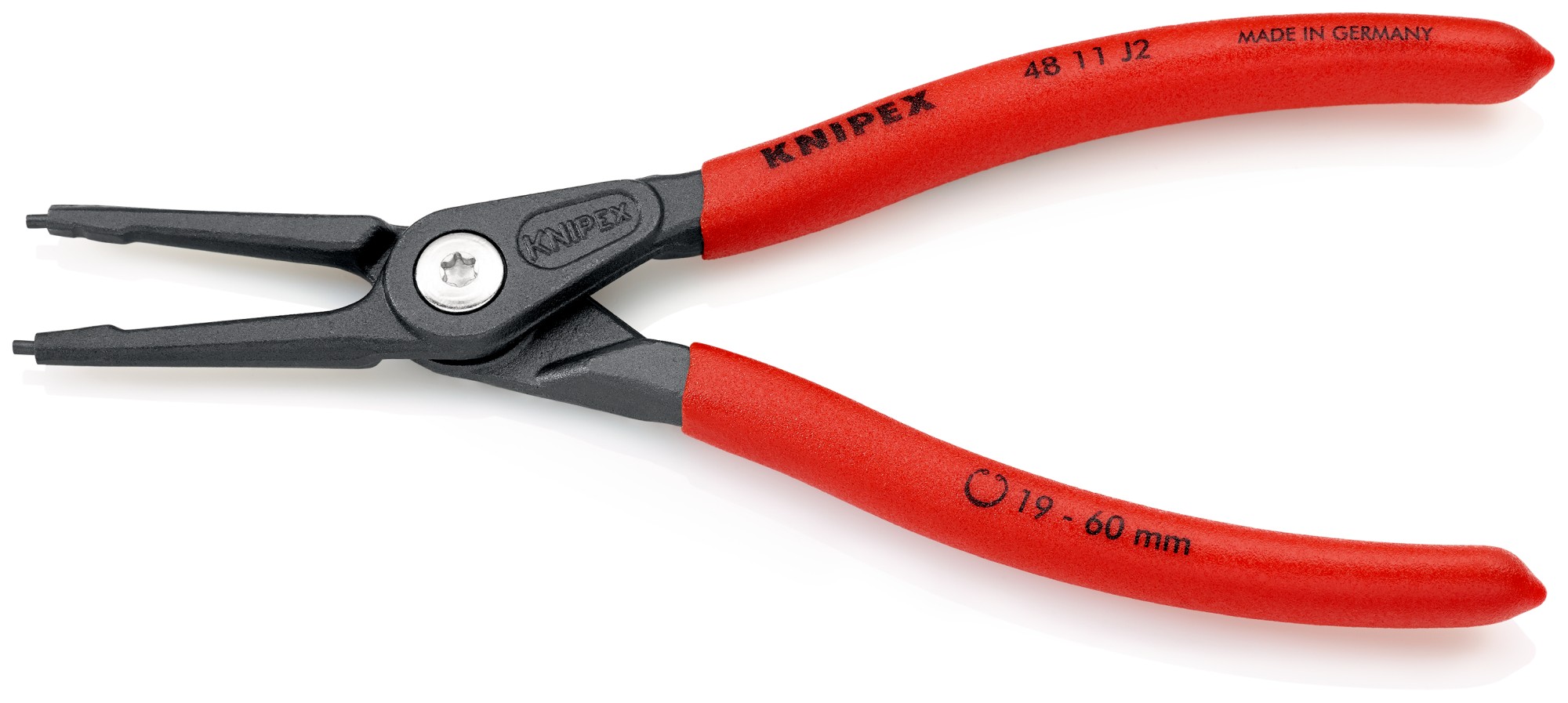 Knipex Alicate de precisión para arandelas interiores - rectos 180 mm