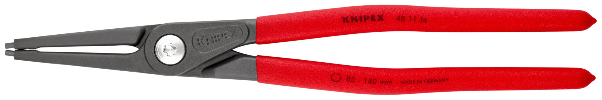 Knipex Alicate de precisión para arandelas interiores - rectos 320 mm