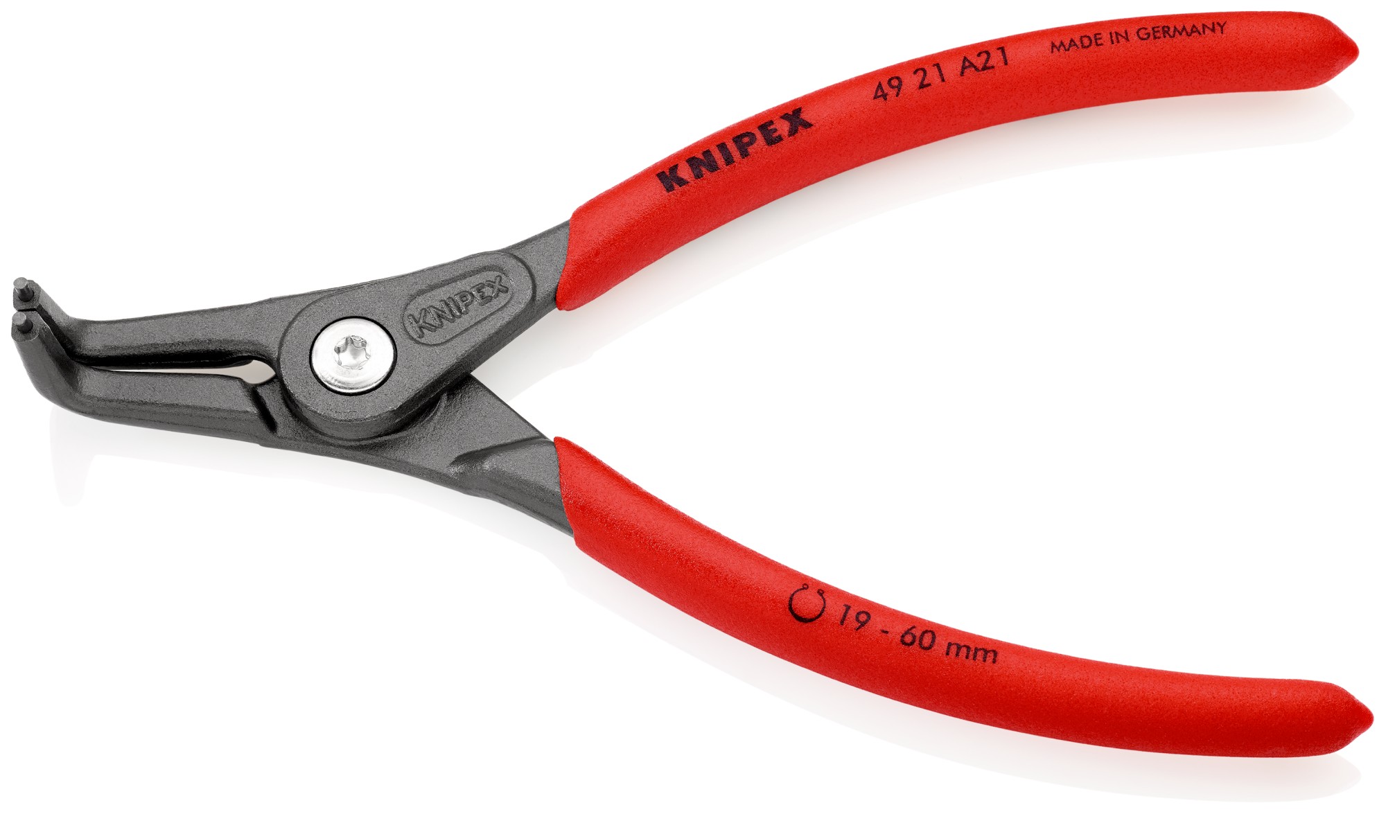 Knipex Alicate de precisión para arandelas exteriores - 90º 165 mm