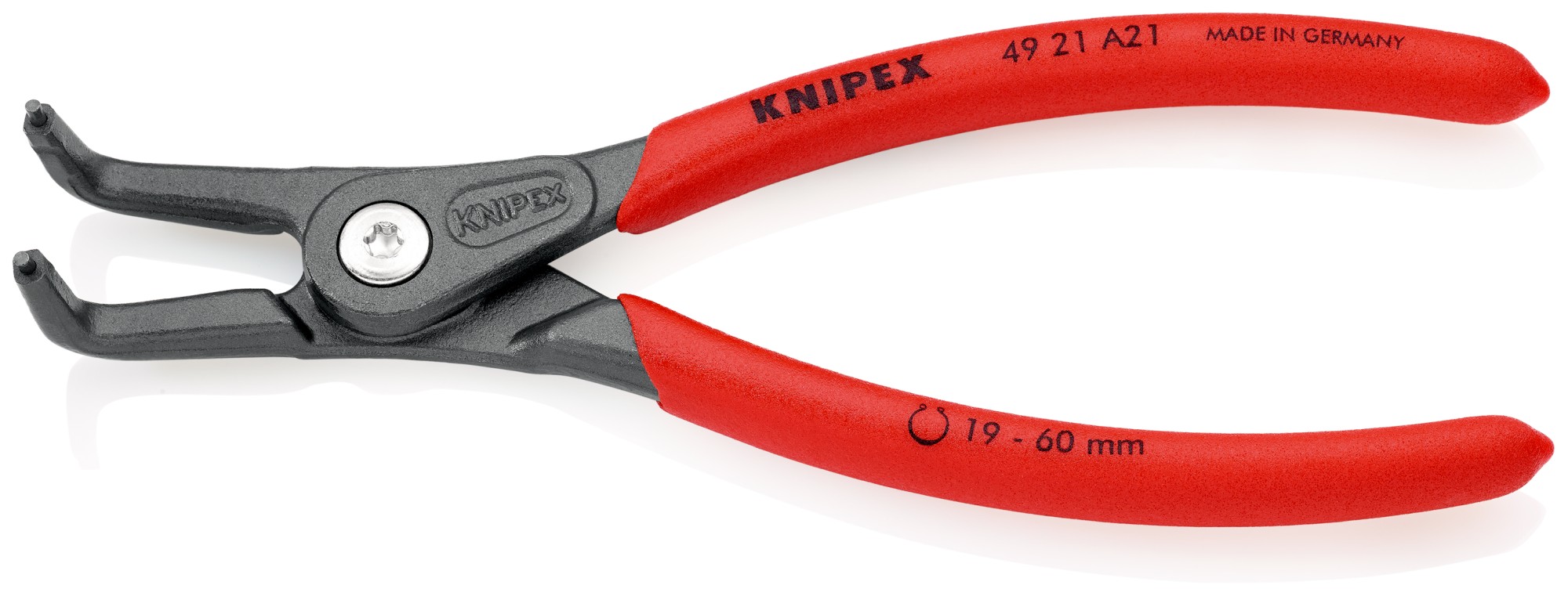 Knipex Alicate de precisión para arandelas exteriores - 90º 165 mm