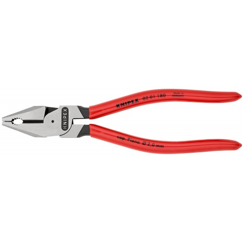 Knipex Alicate universal de fuerza con mangos recubiertos de plástico 180 mm