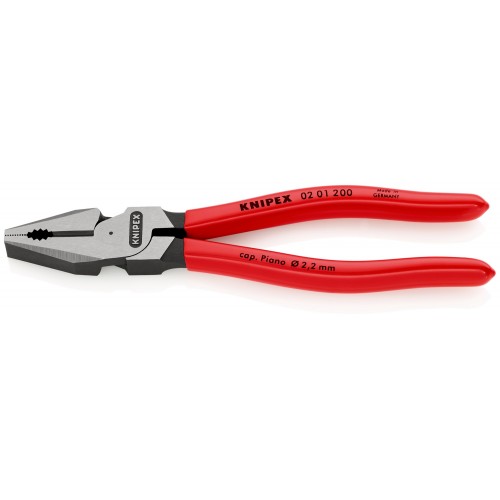 Knipex Alicate universal de fuerza con mangos recubiertos de plástico 200 mm