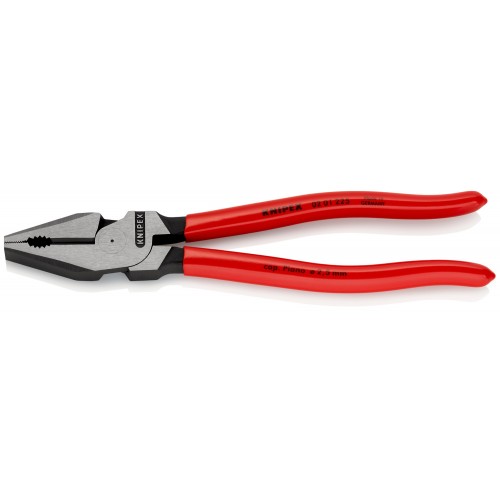 Knipex Alicate universal de fuerza con mangos recubiertos de plástico 225 mm