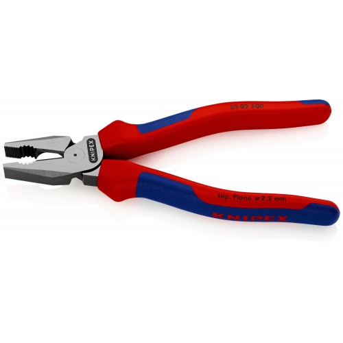 Knipex Alicate universal de fuerza con mangos bicomponentes 200 mm