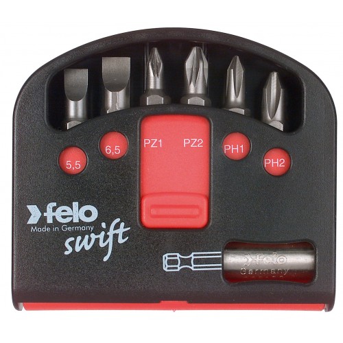 Felo Juego de puntas atornillador SWIFT Universal 7-pcs. SL/PZ/PH/BH