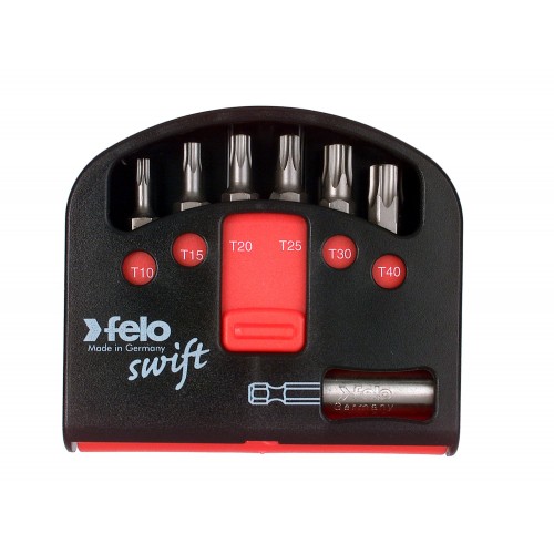 Felo Juego de puntas atornillador SWIFT Torx 7-pcs. TORX®/BH