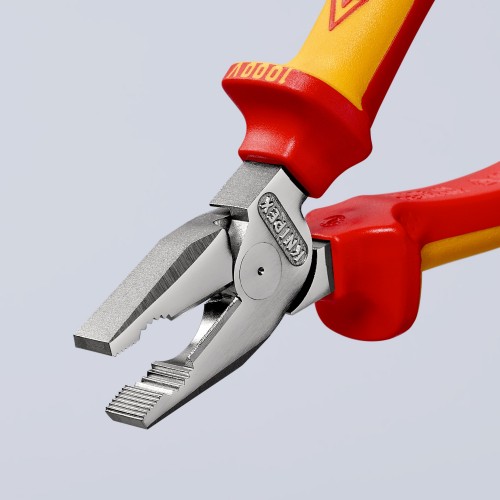 Knipex Alicate universal de fuerza con mangos bicomponentes aislados 180 mm