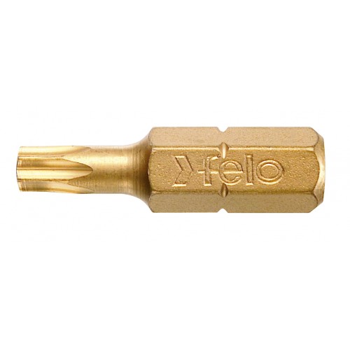 Felo Punta atornillador Torx Titanio C6,3x25mm.