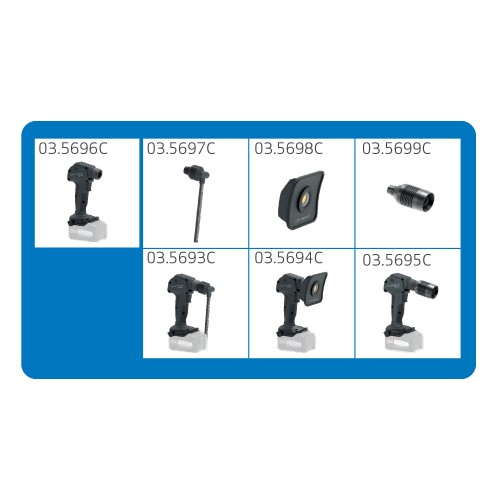 Scangrip Cabezal de foco SLIM FLEX HEAD MULTILIGHT CONNECT