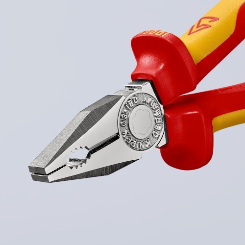Knipex Alicate universal con mangos bicomponentes aislados 180 mm