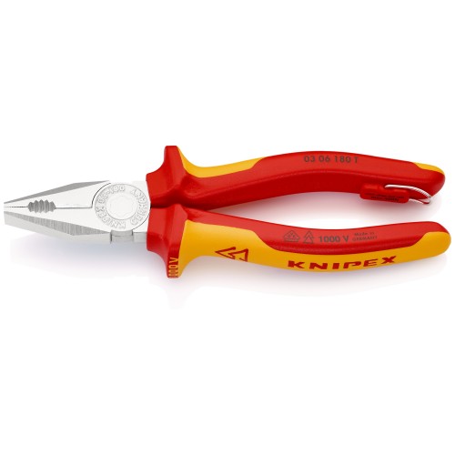 Knipex Alicate universal aislado anticaída 180 mm