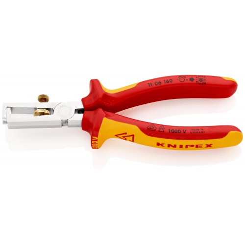 Knipex Pelacables universal con mangos bicomponentes aislados 160 mm