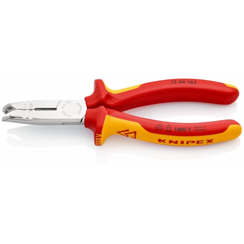 Knipex Alicate pelacables multifunción con mangos bicomponentes aislados 165 mm