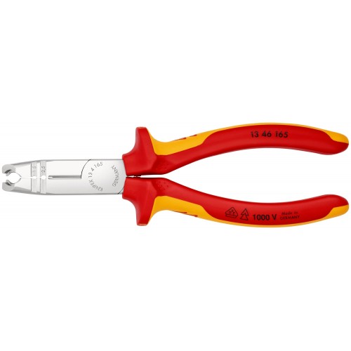 Knipex Alicate pelacables multifunción con mangos bicomponentes aislados 165 mm