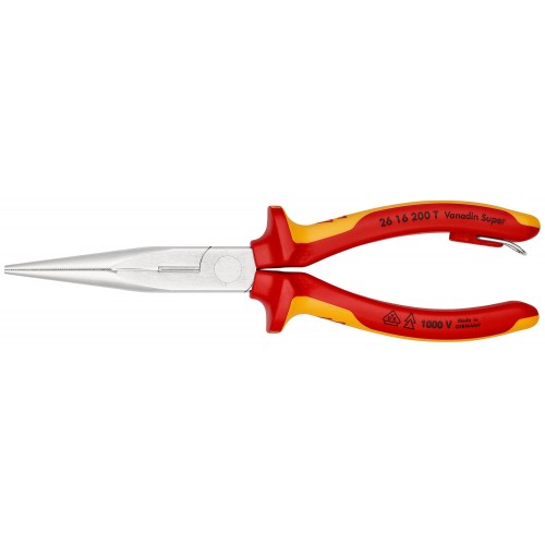Knipex Alicate de montaje boca cigüeña aislado anticaída 200 mm