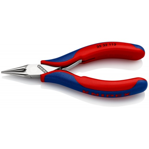 Knipex Alicate de montaje para electrónica, bocas redondas 115 mm