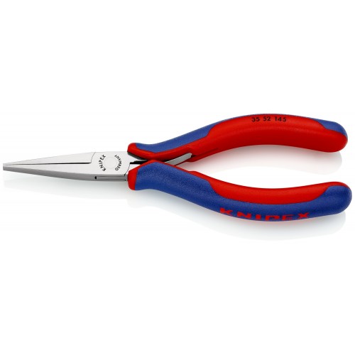 Knipex Alicate de montaje para electrónica, bocas planas 145 mm