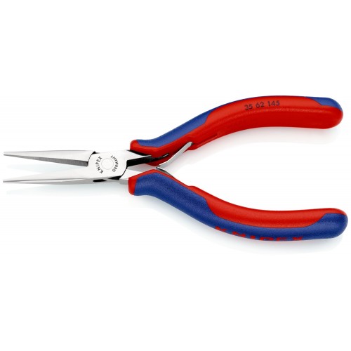 Knipex Alicate de montaje para electrónica, bocas semiredondas 145 mm