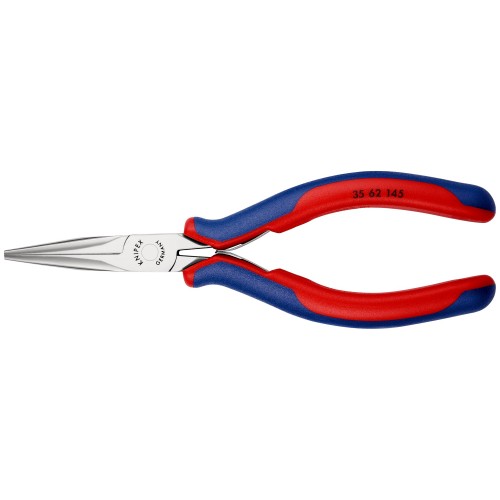 Knipex Alicate de montaje para electrónica, bocas semiredondas 145 mm