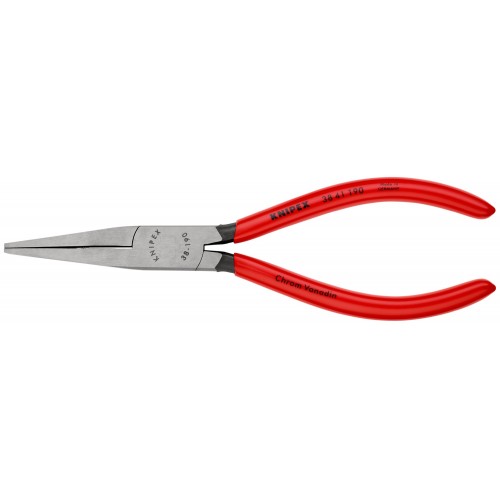 Knipex Alicate para mecánicos, bocas rectas planas 190 mm