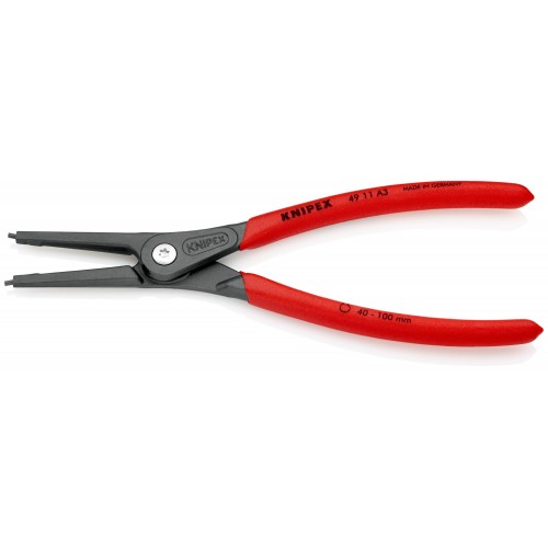 Knipex Alicate de precisión para arandelas exteriores - rectos 225 mm