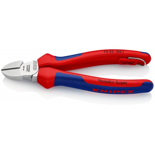 Knipex Alicate de corte diagonal anticaída 160 mm