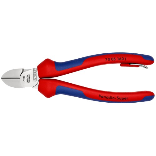 Knipex Alicate de corte diagonal anticaída 160 mm